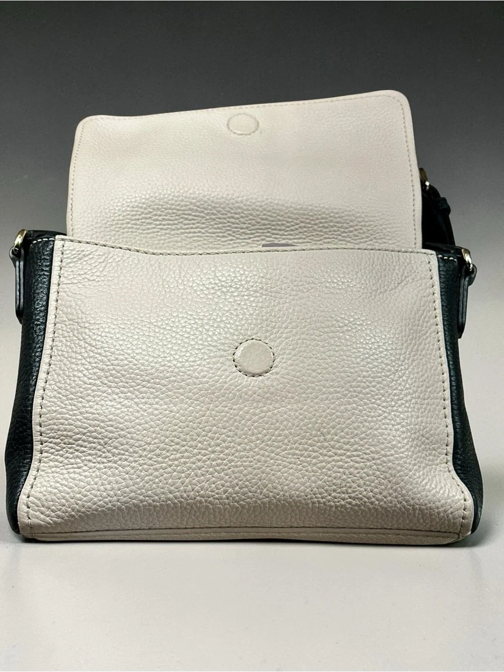 Kate Spade Cobble Hill Mini Toddy Leather Crossbody Bag Black/Cream